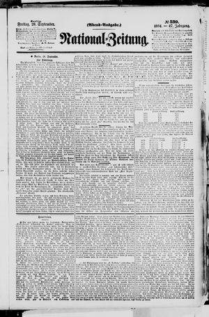 National-Zeitung vom 28.09.1894