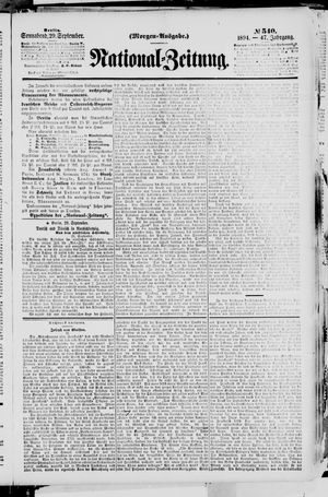 National-Zeitung vom 29.09.1894
