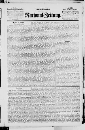 National-Zeitung vom 29.09.1894