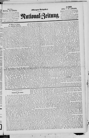 National-Zeitung vom 12.10.1894