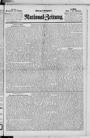 National-Zeitung vom 13.10.1894