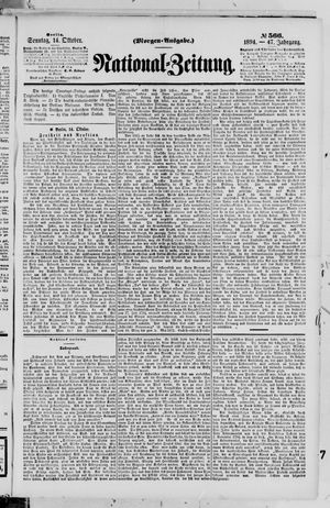 National-Zeitung vom 14.10.1894