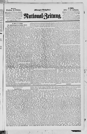 National-Zeitung vom 16.10.1894