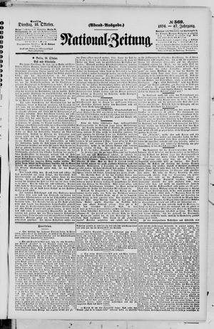National-Zeitung vom 16.10.1894