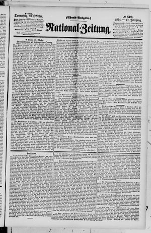 National-Zeitung vom 18.10.1894