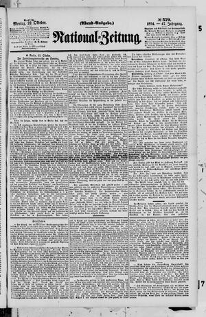 National-Zeitung vom 22.10.1894