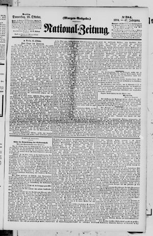 National-Zeitung vom 25.10.1894