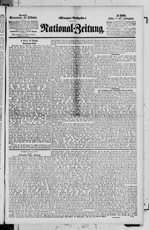 National-Zeitung vom 27.10.1894