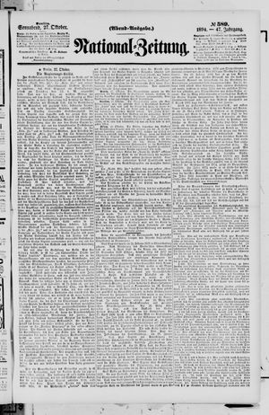 National-Zeitung vom 27.10.1894