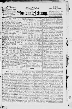 National-Zeitung vom 01.11.1894
