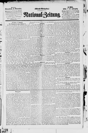 National-Zeitung vom 03.11.1894