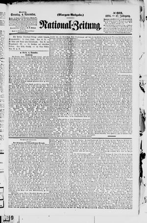 National-Zeitung vom 04.11.1894