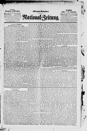 National-Zeitung vom 06.11.1894