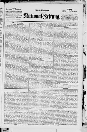 National-Zeitung vom 13.11.1894