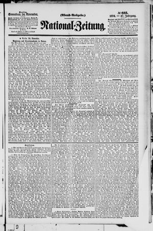 National-Zeitung vom 24.11.1894