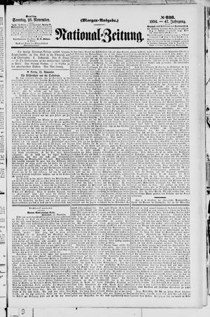 National-Zeitung vom 25.11.1894