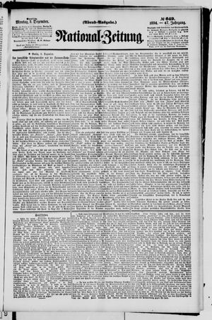 National-Zeitung vom 03.12.1894