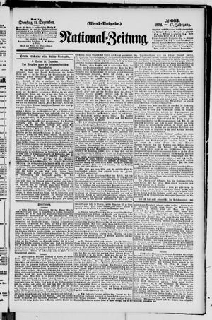 National-Zeitung on Dec 11, 1894