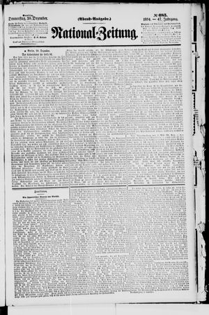 National-Zeitung vom 20.12.1894