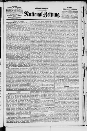 National-Zeitung vom 21.12.1894