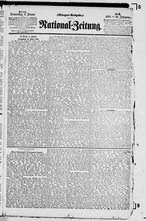 Nationalzeitung on Jan 3, 1895