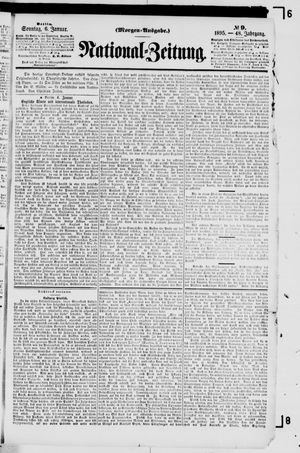 Nationalzeitung vom 06.01.1895