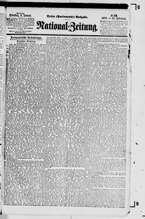 Nationalzeitung vom 08.01.1895