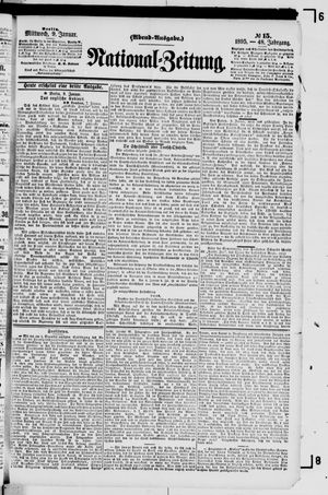 Nationalzeitung vom 09.01.1895
