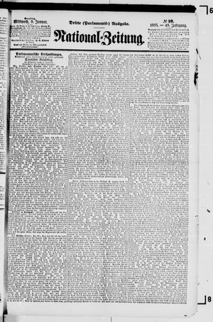 Nationalzeitung vom 09.01.1895