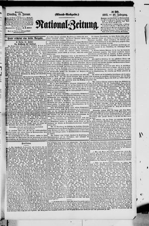 Nationalzeitung vom 15.01.1895
