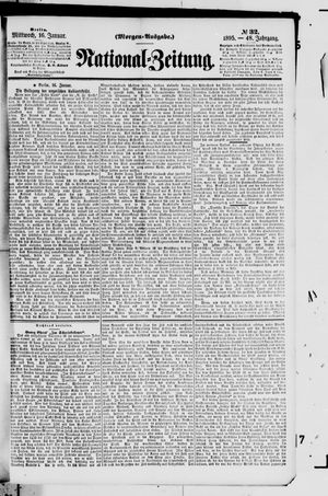 Nationalzeitung vom 16.01.1895