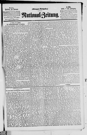 Nationalzeitung on Jan 18, 1895