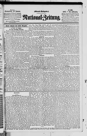 Nationalzeitung vom 19.01.1895
