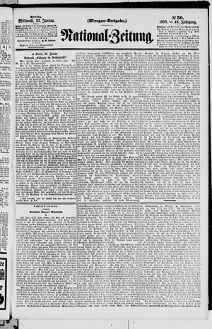 Nationalzeitung on Jan 23, 1895