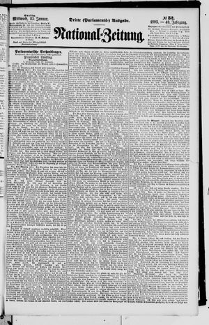 Nationalzeitung vom 23.01.1895