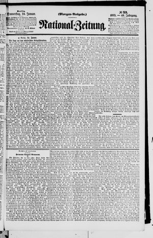 Nationalzeitung vom 24.01.1895