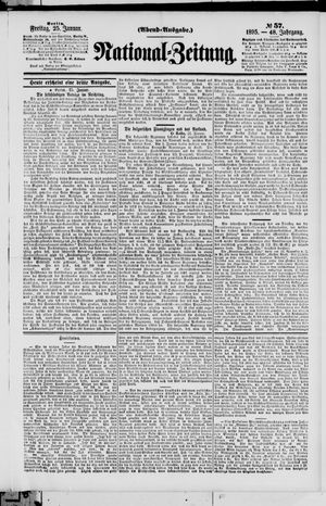 Nationalzeitung vom 25.01.1895