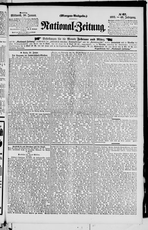 Nationalzeitung vom 30.01.1895
