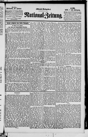 Nationalzeitung vom 30.01.1895