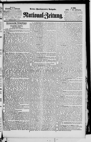 Nationalzeitung vom 05.02.1895