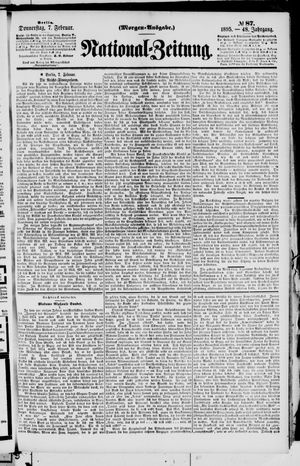Nationalzeitung vom 07.02.1895