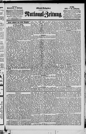 Nationalzeitung vom 09.02.1895