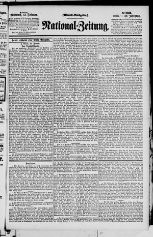 Nationalzeitung on Feb 13, 1895