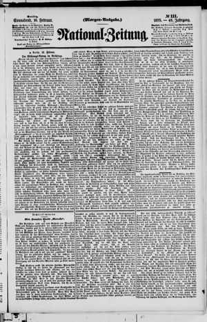 Nationalzeitung on Feb 16, 1895