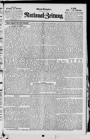 Nationalzeitung on Feb 19, 1895