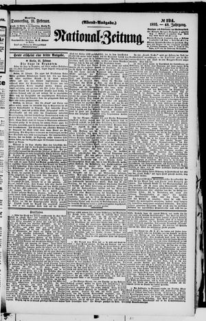 Nationalzeitung vom 21.02.1895
