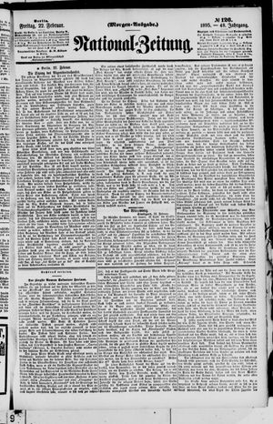 Nationalzeitung vom 22.02.1895