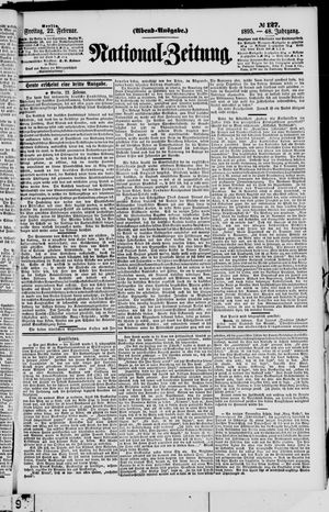 Nationalzeitung vom 22.02.1895