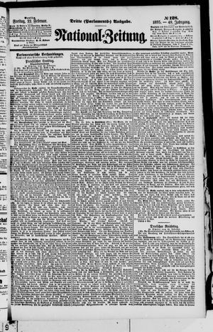 Nationalzeitung on Feb 22, 1895