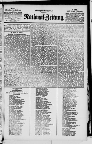 Nationalzeitung vom 24.02.1895